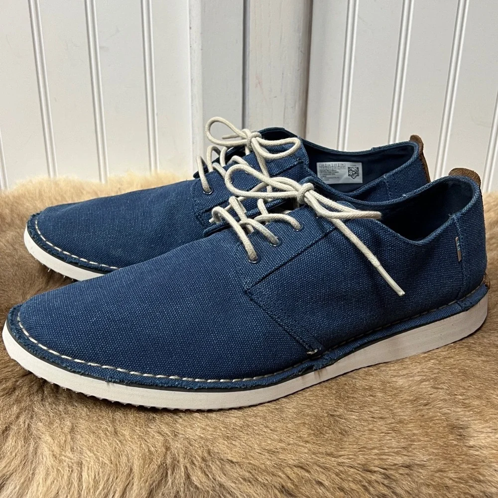 Toms Preston Washed Canvas Shoes 11.5